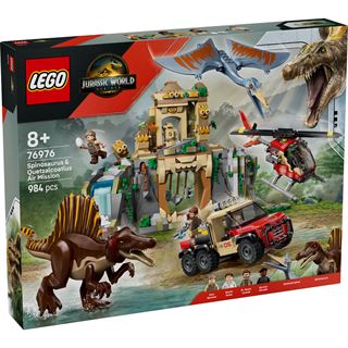 LEGO Jurassic World Spinosaurier & Quetzalcoatlus: