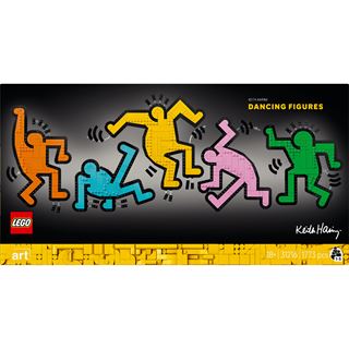 LEGO ART Keith Haring Tanzende Figuren