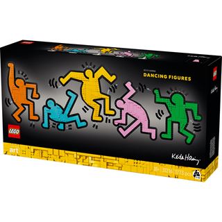 LEGO ART Keith Haring Tanzende Figuren