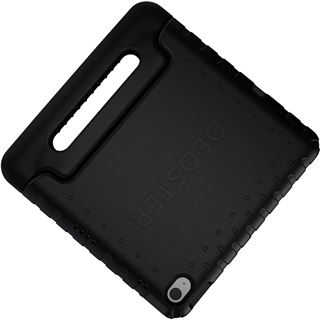 Deqster Kids Case with tempered glass screen protector, black