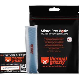 (&euro;2,71*/1St�ck) Thermal Grizzly Minus Pad Basic Waermeleitpad 4