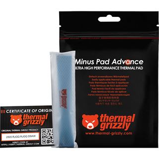(&euro;5,96*/1St�ck) Thermal Grizzly Minus Pad Advance Waermeleitpad