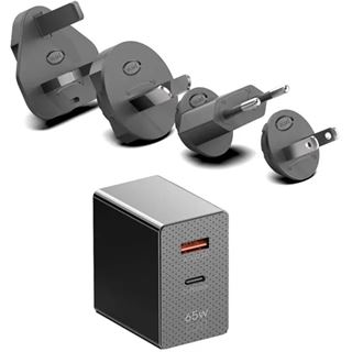 ORIGIN STORAGE BTI GAN 65W WALLMOUNT ADAPTER USB-C MULTI COUNTRY