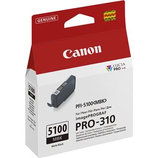 Canon INK PFI-5100 MBK EUR MATTE BLACK INK TANK