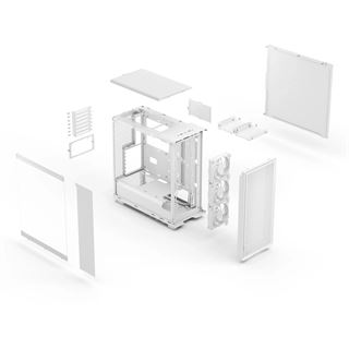 Fractal Design Epoch White TG Clear tint