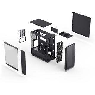 Fractal Design Epoch Black TG RGB Light tint