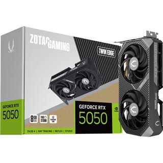 8GB ZOTAC GeForce RTX 5050 Twin Edge Aktiv PCIe 5.0 x16 (x8) (Retail)