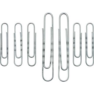 WEDO Aktenklammern 77 mm gewellt glanzverzinkt, 100 St.