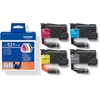Brother Patrone LC-521VAL Farbtintenset