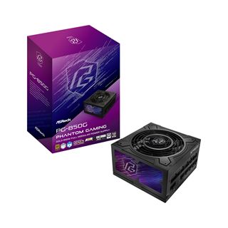 850 Watt ASRock Phantom Gaming PG-850G ATX 80+ Gold black retail