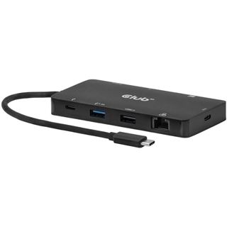 Club 3D USB-C 9in1-HUB >2xHDMI/2xUSB/USB-C/LAN 4K60Hz PD100W retail