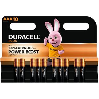 Duracell Batterie Plus -AAA (MN2400/LR03) BOOST K10 10St.