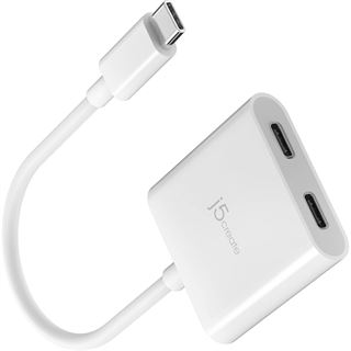 J5CREATE USB-C TO DUAL USB-C WITH VIDEO OR POWER DELIVERY
