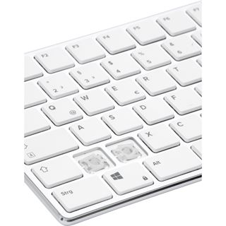 Speedlink Tastatur RIVA Slim Metal Scissor, weiss retail