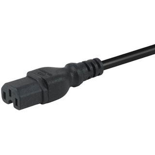 (€4,94*/1m) 1.80m Equip Netzkabel C14 Stecker auf C15 Buchse