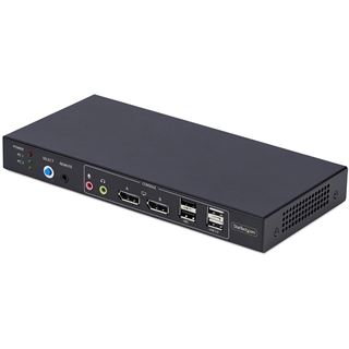 Startech 2-PORT DISPLAYPORT KVM SWITCH DUAL-VIEW VIDEO MATRIX 4K 60HZ