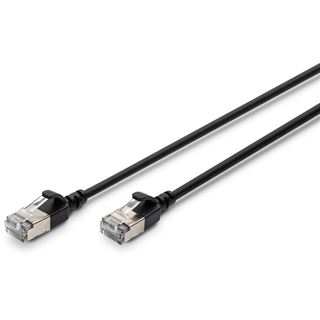 (&euro;9,80*/1m) 0.50m Digitus Cat. 6a Patchkabel Slim RJ45 Stecker