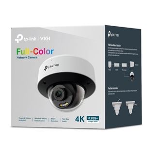 TP-Link VIGI 8MP DOME NETWORK CAMERA FULL-COLOR 4MM