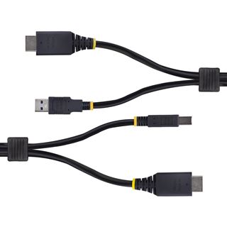 (&euro;12,17*/1m) 1.80m Startech KVM Kombikabel USB 3.2 HDMI-Stecker