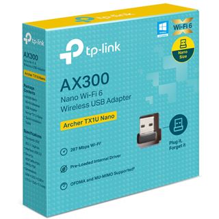 TP-Link AX300 NANO WI-FI 6 USB ADAPTER INTERNAL ANTENNAS USB 2.0