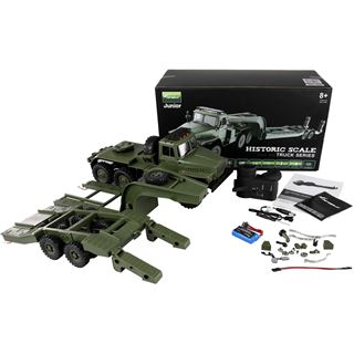 Amewi Ural B36 Militär LKW 6WD mit Tieflader 1:16 RTR grün