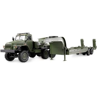 Amewi Ural B36 Militär LKW 6WD mit Tieflader 1:16 RTR grün