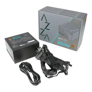 650 Watt Azza Netzteil (ATX3.1) 120mm black (80+ Bronze)