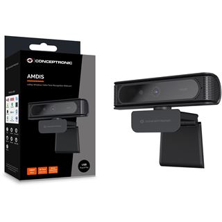 Conceptronic Webcam AMDIS 1080P Full Win11/10 Webcam+Micr.