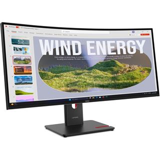 34" (86,36cm) Lenovo ThinkVision T34WD-40 schwarz 3440x1440