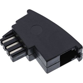 InLine TAE-F Adapter, TAE-F Stecker auf RJ11 Buchse