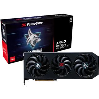 16GB PowerColor Radeon RX 9070 XT Hellhound OC Aktiv PCIe 5.0 x16