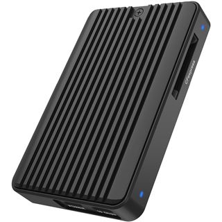 Icy Box M.2NVMe/SATA SSD mit CFexpress Type-B Kartenleser