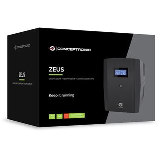 Conceptronic ZEUS USP 2200VA 1320W 4xUK Sockets HID,USB,RJ45