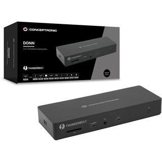 Conceptronic 13-1 Dock USB-C->HDMI,2xUSB-A,USB-C,GbE 96W sw
