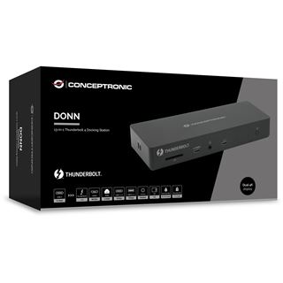 Conceptronic 13-1 Dock USB-C->HDMI,2xUSB-A,USB-C,GbE 96W sw