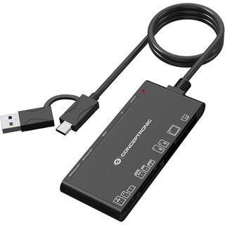 Conceptronic 7-in-1 Card Reader USB3.0,2xSD,2xMicroSD,MS,CF