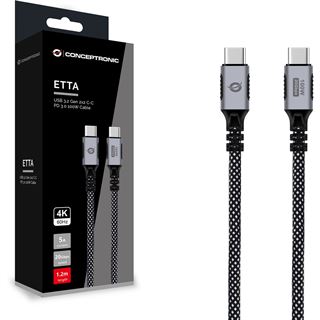 (€9,92*/1m) 1.20m Conceptronic USB-C Anschlusskabel USB 3.2 USB