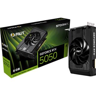8GB Palit GeForce RTX 5050 StormX Aktiv PCIe 5.0 x16 (x8) (Retail)