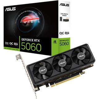 8GB Asus GeForce RTX 5060 LP BRK OC Edition Aktiv PCIe 5.0 x16 (x8)