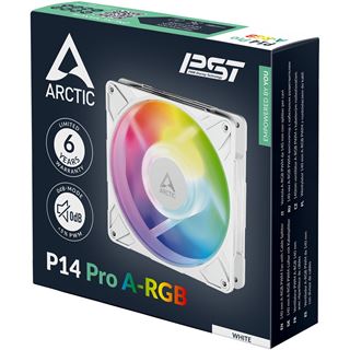 140x140x27mm Arctic Lüfter P14 Pro A-RGB (White)