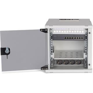 Digitus Netzwerk-Set 254 mm (10") - 6HE, 312x300 mm (BxT) gr