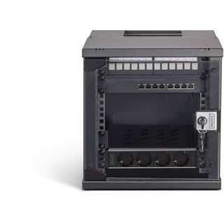 Digitus Netzwerk-Set 254 mm (10") - 6HE, 315x300 mm (BxT) sw