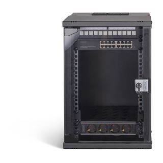 Digitus Netzwerk-Set 254 mm (10") - 9HE, 315x300 mm (BxT) sw