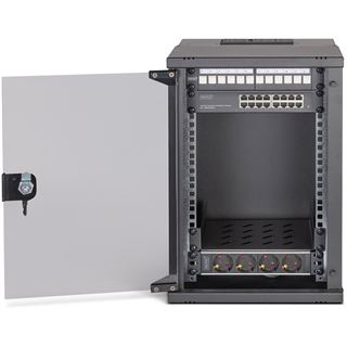 Digitus Netzwerk-Set 254 mm (10") - 9HE, 315x300 mm (BxT) sw