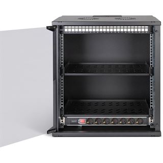 Digitus Netzwerk-Set 483 mm (19") - 12HE, 540x400 mm (BxT)sw