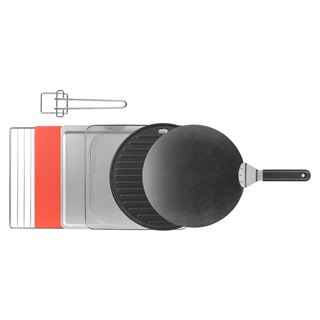 Genius Chef Pizza Ofen Set 6-tlg Airfryer/Grill