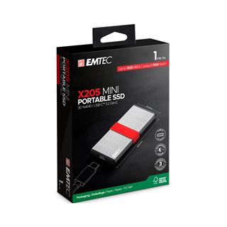 1TB Emtec SSD 3.2Gen2 X205 Portable
