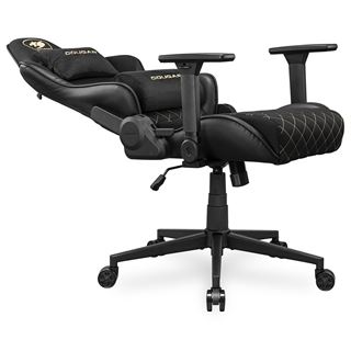 Cougar Gaming-Stuhl Armor One V2 Gold F, PVC/Stoff, Schwarz
