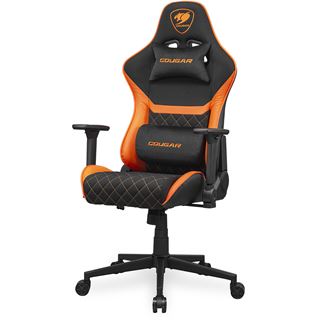 Cougar Gaming-Stuhl Armor One V2 F, PVC/Stoff,Schwarz/Orange