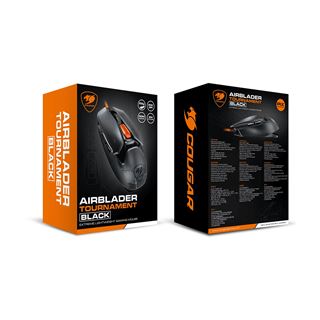 Cougar Gaming Maus AirBlader Tournament, Kabelgeb., Schwarz